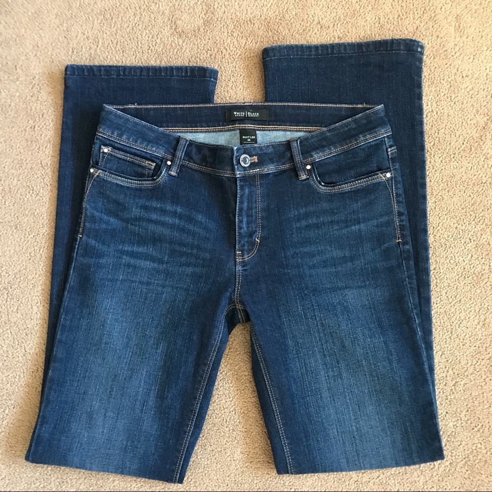 WHBM size 4 regular boot cut jeans